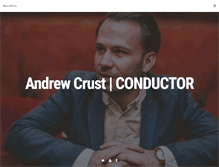 Tablet Screenshot of andrewcrust.com